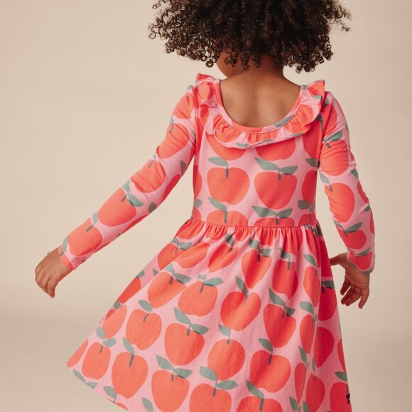 NWT Tea Collection Ruffle Collar Ballet Dress - Picture 4 of 5